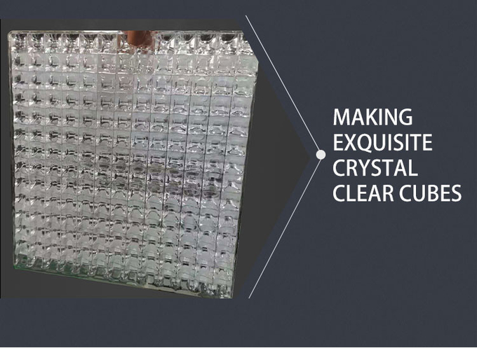 1Ton Cube Ice Maker Machine Crystal 1000kg / 24H سعة كبيرة صانع الثلج 2