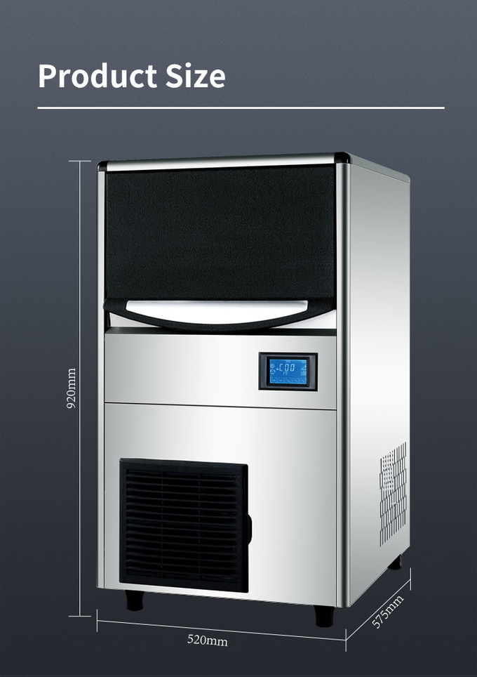 آلة تصنيع مكعبات الثلج R290 الأوتوماتيكية الكاملة في تعديل المشروبات 6