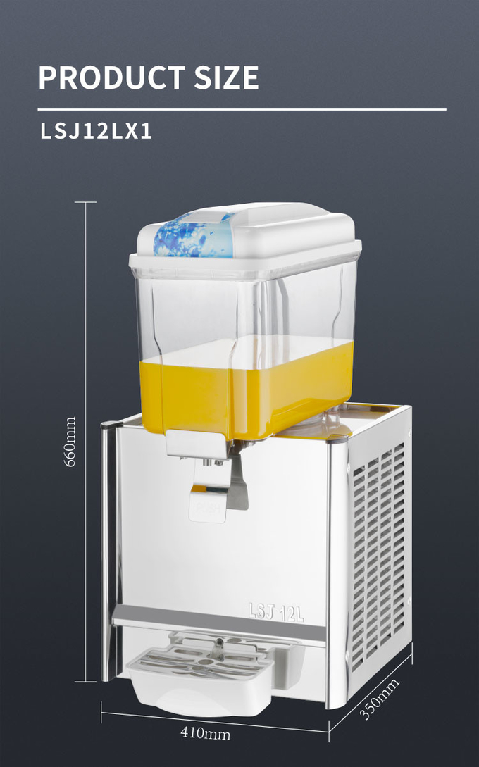 خلط موزع عصير كهربائي آلة موزع المشروبات عصير المجمدة الجليد السلس 6