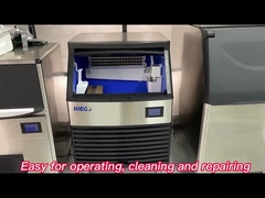 HIEGO Commercial Iceakers Air Cooling Square Ice Making Machine with NANO Blue light