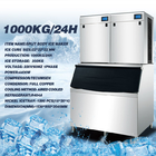 1Ton Cube Ice Maker Machine Crystal 1000kg / 24H سعة كبيرة صانع الثلج