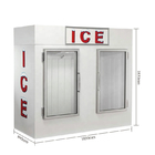 Hotel Kitchen Ice Bag Merchandiser Freezer مجلس الوزراء الآيس كريم التجاري R404a