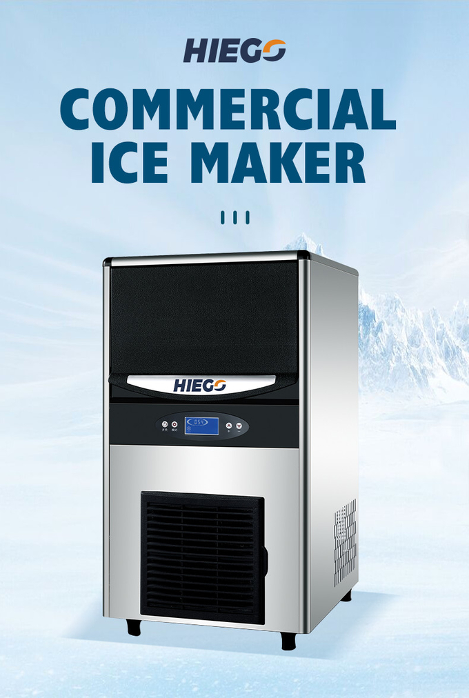 صنع الثلج الصناعي صانع الجليد 40KG آلة مكعبات الثلج في الأوراق المالية 2