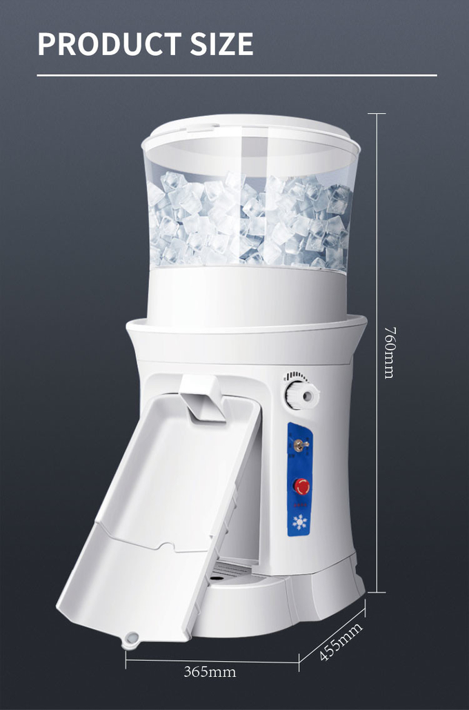 قابل للتعديل سطح المكتب التجاري ماكينة حلاقة الثلج آلة مخروط الثلج 320 دورة في الدقيقة كسارة الجليد آلة كهربائية 0