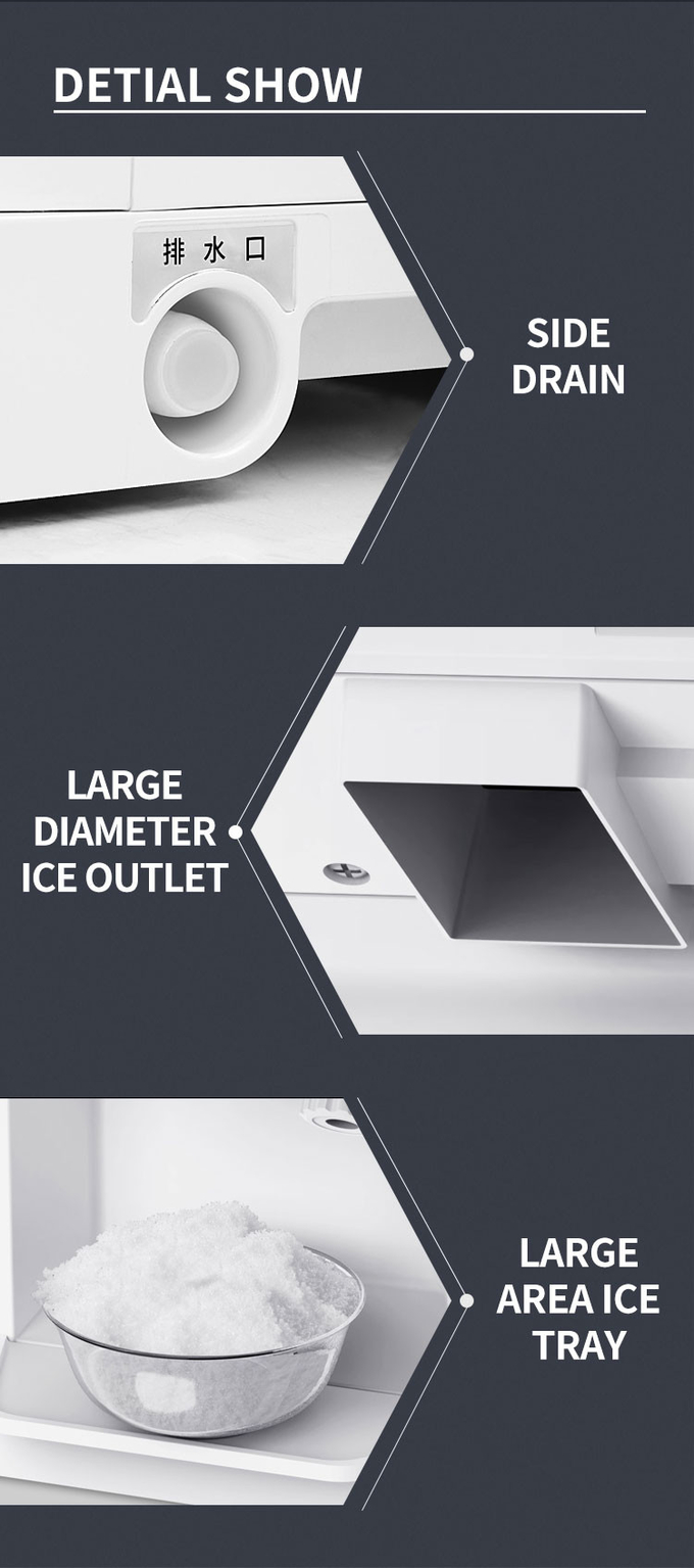 6l قابل للتعديل الثلج مخروط الجليد آلة الحلاقة سطح المكتب التجارية آلة صنع الجليد 1